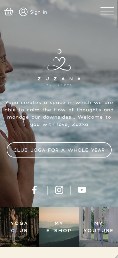 Zuzka as a Content Creator grows fast and uses our every 2-years redesign offer